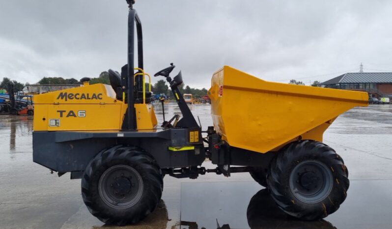 2019 Mecalac TA6 Site Dumpers For Auction: Leeds – 23rd, 24th, 25th, 26th October @ 08:00am full