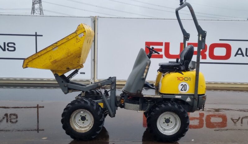 2016 Wacker Neuson 1001 Site Dumpers For Auction: Leeds – 23rd, 24th, 25th, 26th October @ 08:00am full