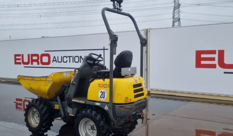 2016 Wacker Neuson 1001 Site Dumpers For Auction: Leeds – 23rd, 24th, 25th, 26th October @ 08:00am full