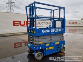 2019 Genie GS1932 Manlifts For Auction: Leeds – 23rd, 24th, 25th, 26th October @ 08:00am