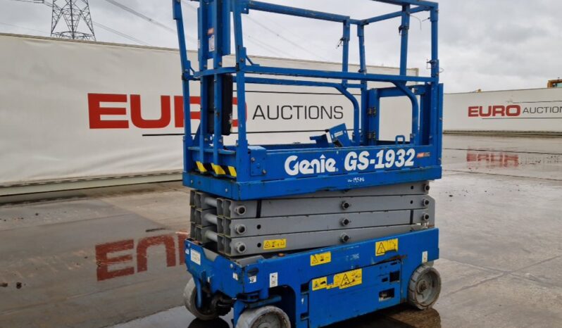 2019 Genie GS1932 Manlifts For Auction: Leeds – 23rd, 24th, 25th, 26th October @ 08:00am