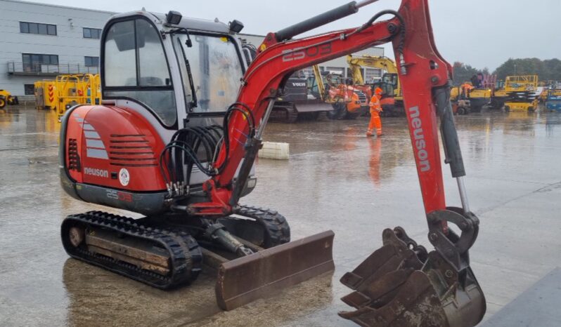 Neuson 2503RD Mini Excavators For Auction: Leeds – 23rd, 24th, 25th, 26th October @ 08:00am full