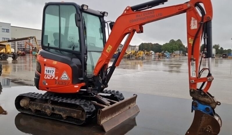 2018 Kubota U27-4 Mini Excavators For Auction: Leeds – 23rd, 24th, 25th, 26th October @ 08:00am full