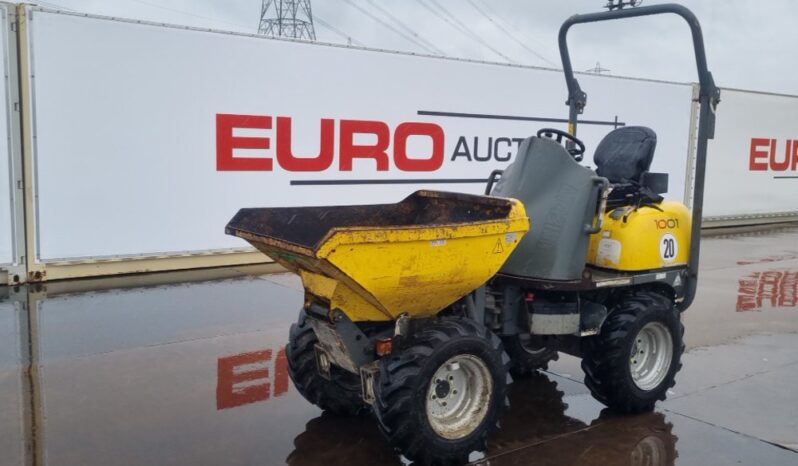 2016 Wacker Neuson 1001 Site Dumpers For Auction: Leeds – 23rd, 24th, 25th, 26th October @ 08:00am