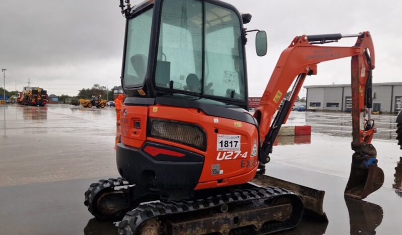 2018 Kubota U27-4 Mini Excavators For Auction: Leeds – 23rd, 24th, 25th, 26th October @ 08:00am full