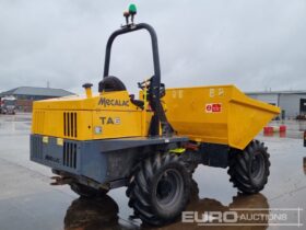 2019 Mecalac TA6 Site Dumpers For Auction: Leeds – 23rd, 24th, 25th, 26th October @ 08:00am full