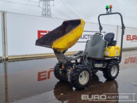 2016 Wacker Neuson 1001 Site Dumpers For Auction: Leeds – 23rd, 24th, 25th, 26th October @ 08:00am full