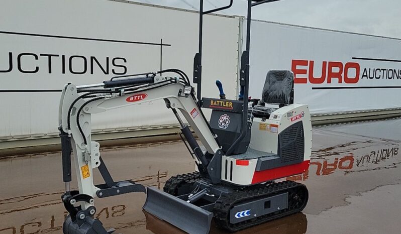 Unused 2024 BTTL Rubber Tracks, Blade, Piped, Manual Thumb Mini Excavators For Auction: Leeds – 23rd, 24th, 25th, 26th October @ 08:00am