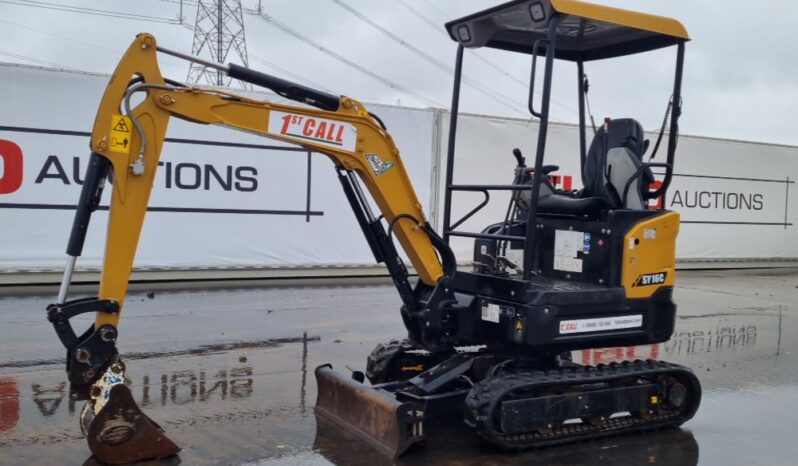 2023 Sany SY16C Mini Excavators For Auction: Leeds – 23rd, 24th, 25th, 26th October @ 08:00am