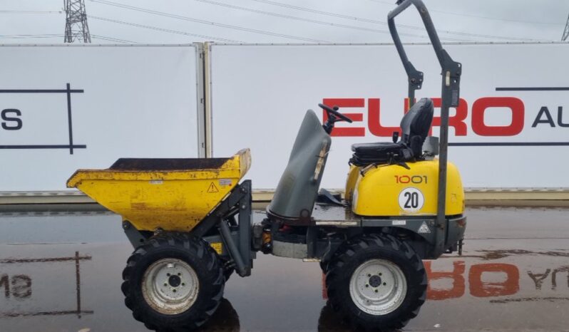 2016 Wacker Neuson 1001 Site Dumpers For Auction: Leeds – 23rd, 24th, 25th, 26th October @ 08:00am full