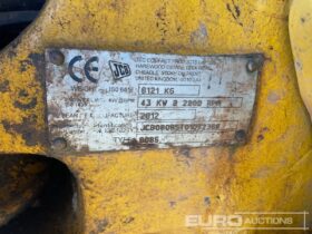 2012 JCB 8085 ZTS 6 Ton+ Excavators For Auction: Leeds – 23rd, 24th, 25th, 26th October @ 08:00am full