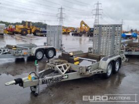 2022 ATE 2.7 Ton Twin Axle Plant Trailer, Ramp Plant Trailers For Auction: Leeds – 23rd, 24th, 25th, 26th October @ 08:00am