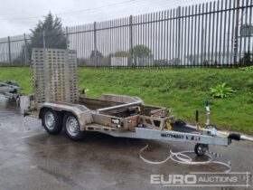 2022 ATE 2.7 Ton Twin Axle Plant Trailer, Ramp Plant Trailers For Auction: Leeds – 23rd, 24th, 25th, 26th October @ 08:00am full