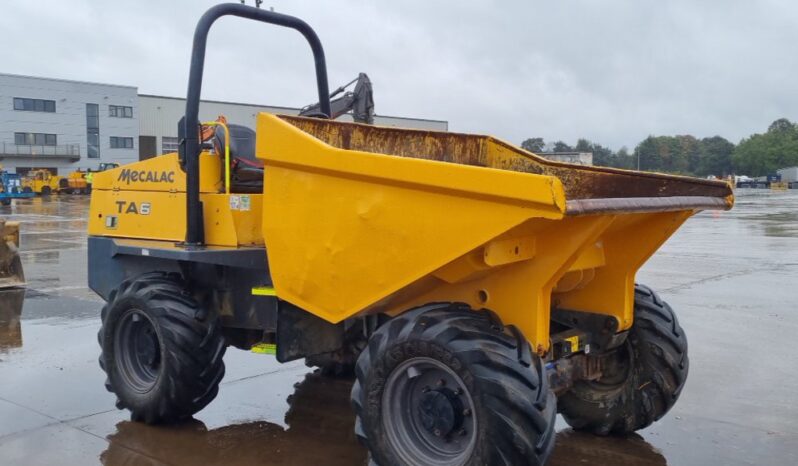 2019 Mecalac TA6 Site Dumpers For Auction: Leeds – 23rd, 24th, 25th, 26th October @ 08:00am full