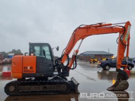 2015 Hitachi ZX85USB-5A 6 Ton+ Excavators For Auction: Leeds – 23rd, 24th, 25th, 26th October @ 08:00am full