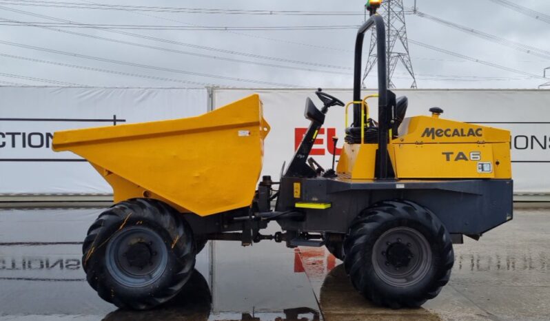 2019 Mecalac TA6 Site Dumpers For Auction: Leeds – 23rd, 24th, 25th, 26th October @ 08:00am full