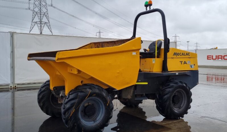 2019 Mecalac TA6 Site Dumpers For Auction: Leeds – 23rd, 24th, 25th, 26th October @ 08:00am