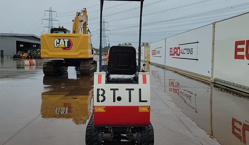 Unused 2024 BTTL Rubber Tracks, Blade, Piped, Manual Thumb Mini Excavators For Auction: Leeds – 23rd, 24th, 25th, 26th October @ 08:00am full