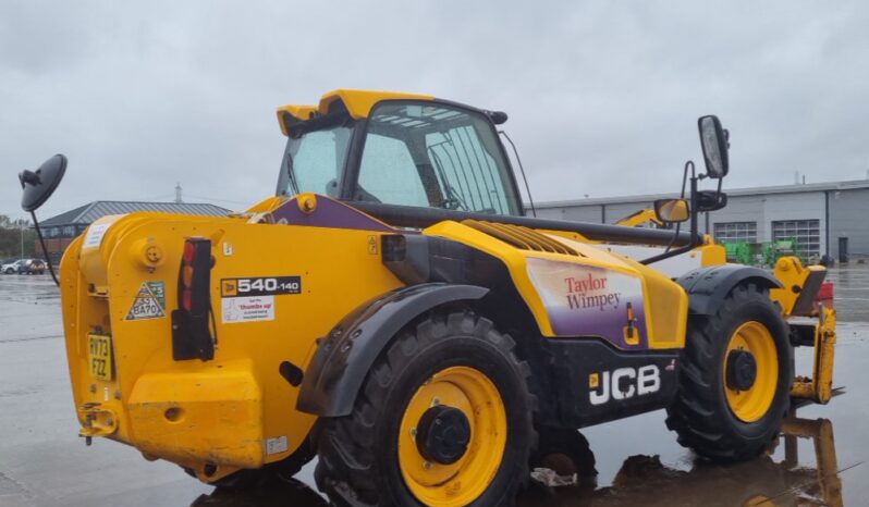 2021 JCB 540-140 Hi Viz Telehandlers For Auction: Leeds – 23rd, 24th, 25th, 26th October @ 08:00am full