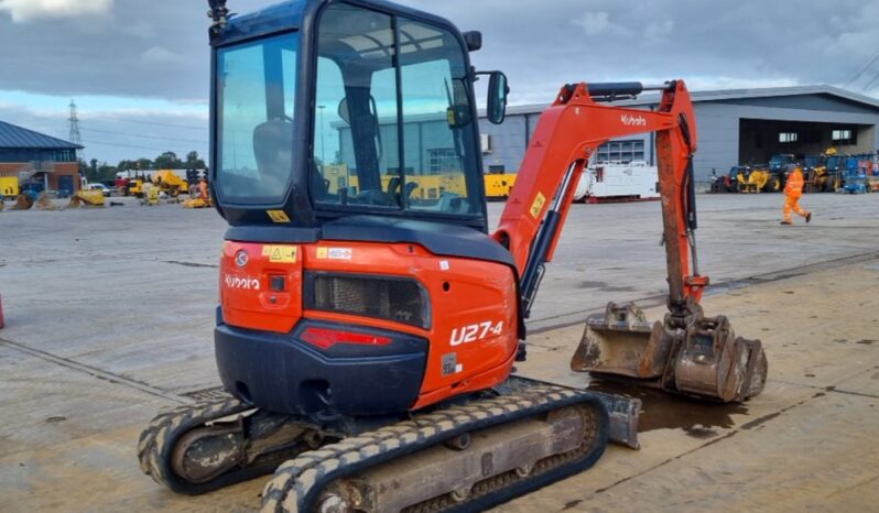 2018 Kubota U27-4 Mini Excavators For Auction: Leeds – 23rd, 24th, 25th, 26th October @ 08:00am full