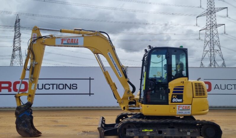 2023 Komatsu PC80MR-5E0 6 Ton+ Excavators For Auction: Leeds – 23rd, 24th, 25th, 26th October @ 08:00am full