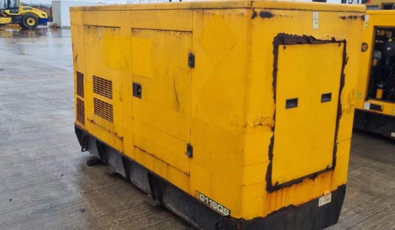 2017 JCB G116QS Generators For Auction: Leeds – 23rd, 24th, 25th, 26th October @ 08:00am full