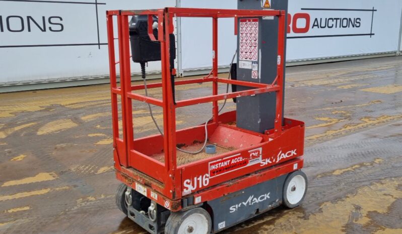 2020 SkyJack SJ16 Manlifts For Auction: Leeds – 23rd, 24th, 25th, 26th October @ 08:00am