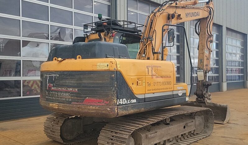 2015 Hyundai R140LC-9A 10 Ton+ Excavators For Auction: Leeds – 23rd, 24th, 25th, 26th October @ 08:00am full