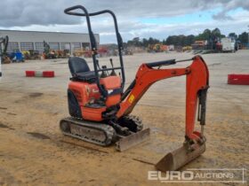 2017 Kubota U10-3 Mini Excavators For Auction: Leeds – 23rd, 24th, 25th, 26th October @ 08:00am full