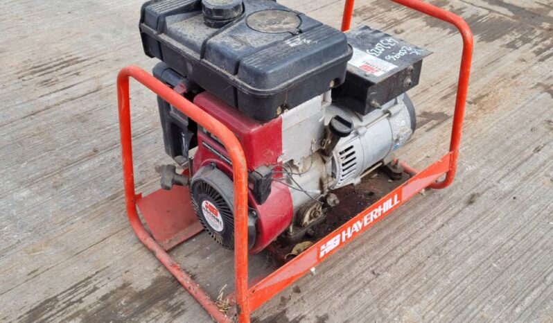 Haverhill Petrol Generator, Briggs & Stratton Engine Generators For Auction: Leeds – 23rd, 24th, 25th, 26th October @ 08:00am full