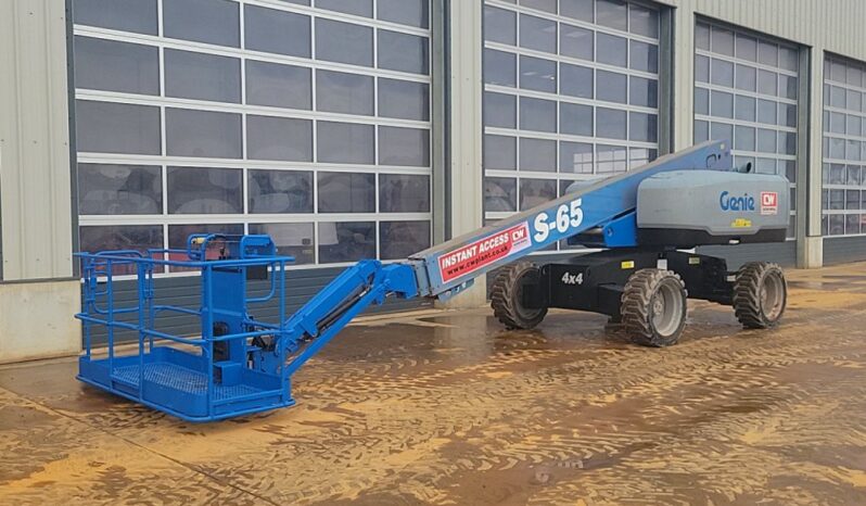 2018 Genie S65 Manlifts For Auction: Leeds – 23rd, 24th, 25th, 26th October @ 08:00am