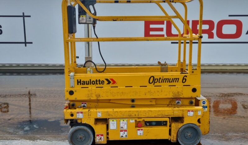 Haulotte Optimum 6 Manlifts For Auction: Leeds – 23rd, 24th, 25th, 26th October @ 08:00am full