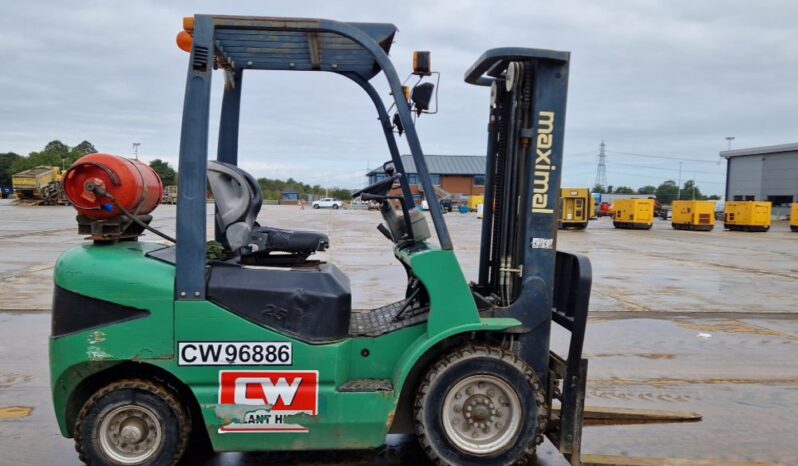 Zhe Jiang FL25T Forklifts For Auction: Leeds – 23rd, 24th, 25th, 26th October @ 08:00am full