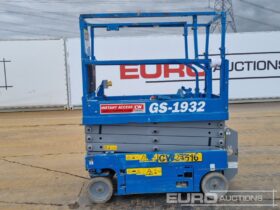 2018 Genie GS1932 Manlifts For Auction: Leeds – 23rd, 24th, 25th, 26th October @ 08:00am full