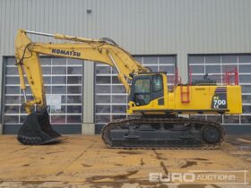 2015 Komatsu PC700LC-8EO 20 Ton+ Excavators For Auction: Leeds – 23rd, 24th, 25th, 26th October @ 08:00am full