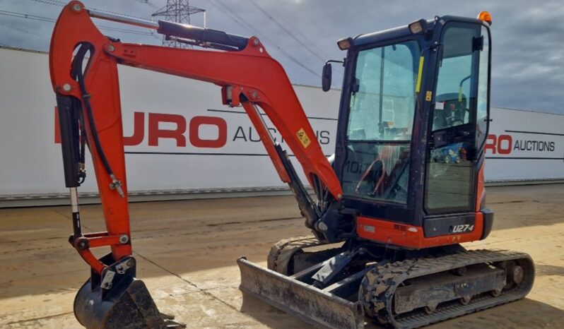 2018 Kubota U27-4 Mini Excavators For Auction: Leeds – 23rd, 24th, 25th, 26th October @ 08:00am