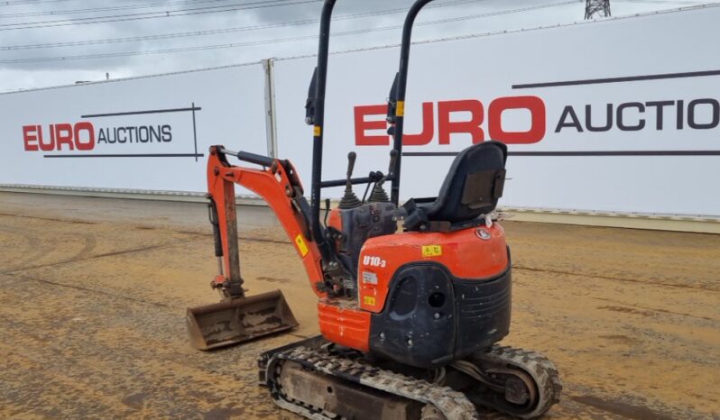 2017 Kubota U10-3 Mini Excavators For Auction: Leeds – 23rd, 24th, 25th, 26th October @ 08:00am full