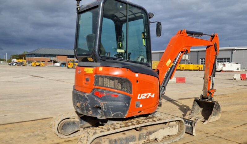 2018 Kubota U27-4 Mini Excavators For Auction: Leeds – 23rd, 24th, 25th, 26th October @ 08:00am full