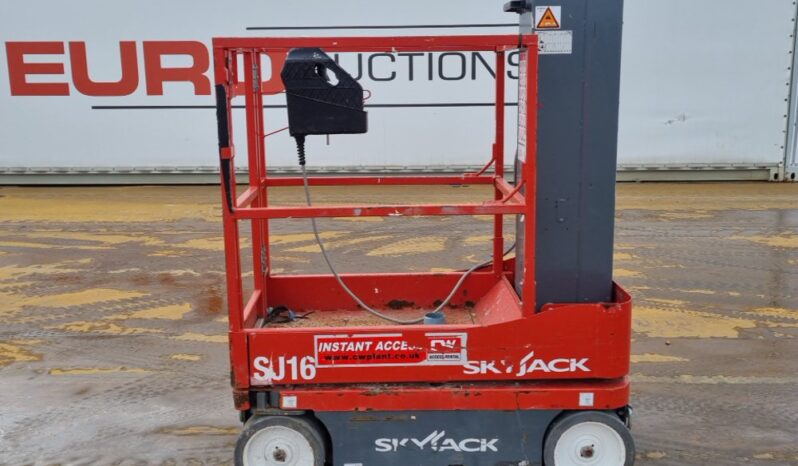 2020 SkyJack SJ16 Manlifts For Auction: Leeds – 23rd, 24th, 25th, 26th October @ 08:00am full