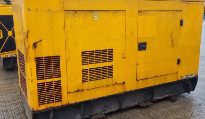 2017 JCB G116QS Generators For Auction: Leeds – 23rd, 24th, 25th, 26th October @ 08:00am full