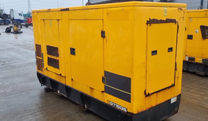 2017 JCB G116QS Generators For Auction: Leeds – 23rd, 24th, 25th, 26th October @ 08:00am full