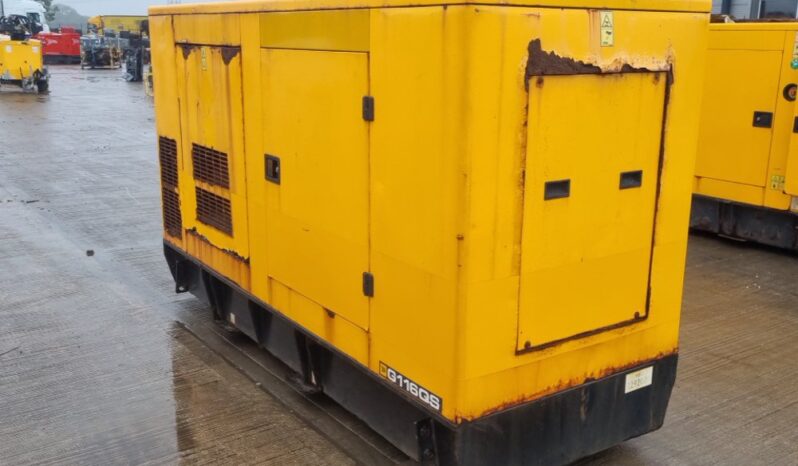 2017 JCB G116QS Generators For Auction: Leeds – 23rd, 24th, 25th, 26th October @ 08:00am full