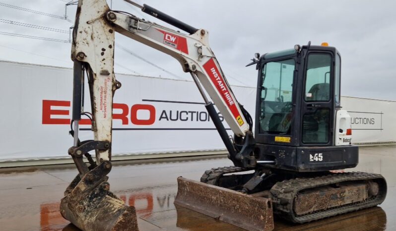 2020 Bobcat E45 Mini Excavators For Auction: Leeds – 23rd, 24th, 25th, 26th October @ 08:00am