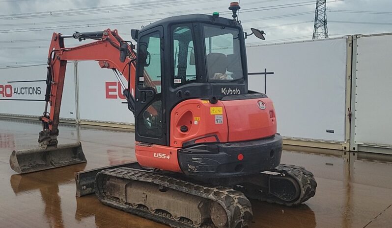 2017 Kubota U55-4 Mini Excavators For Auction: Leeds – 23rd, 24th, 25th, 26th October @ 08:00am full