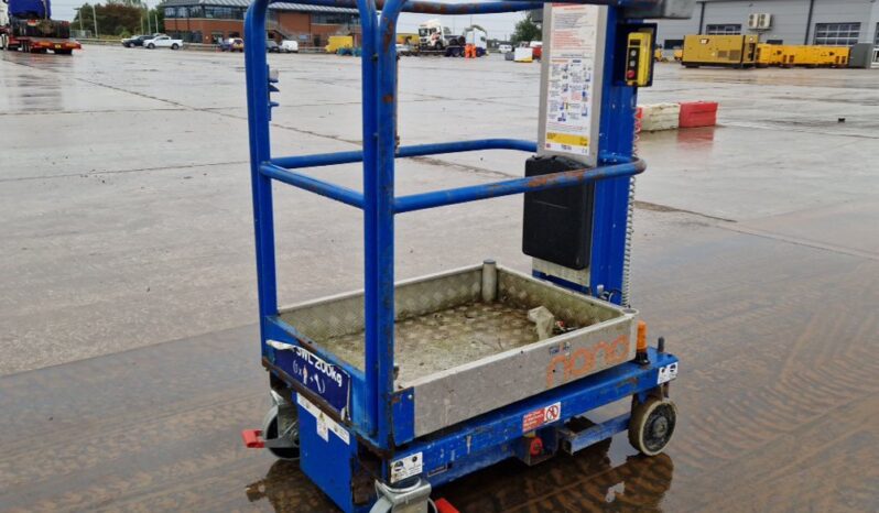 2017 Power Towers Nano Manlifts For Auction: Leeds – 23rd, 24th, 25th, 26th October @ 08:00am