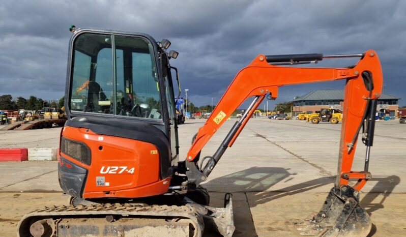 2018 Kubota U27-4 Mini Excavators For Auction: Leeds – 23rd, 24th, 25th, 26th October @ 08:00am full