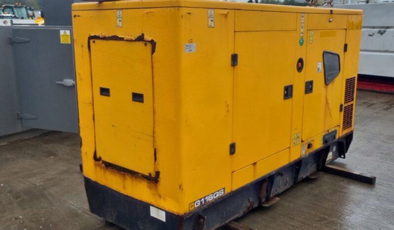 2017 JCB G116QS Generators For Auction: Leeds – 23rd, 24th, 25th, 26th October @ 08:00am full