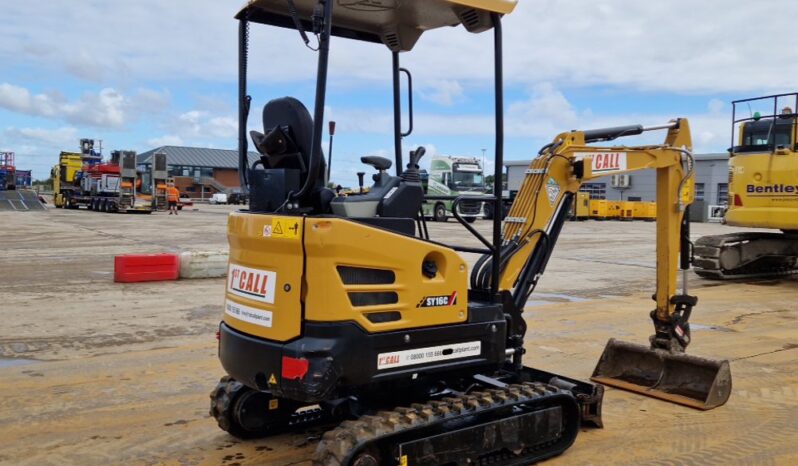 2023 Sany SY16C Mini Excavators For Auction: Leeds – 23rd, 24th, 25th, 26th October @ 08:00am full