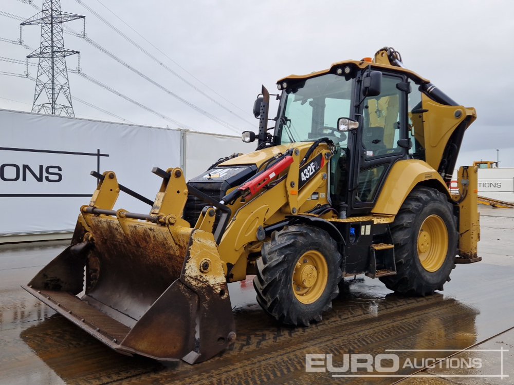 2019 CAT 432F2 Backhoe Loaders For Auction: Leeds – 23rd, 24th, 25th, 26th October @ 08:00am