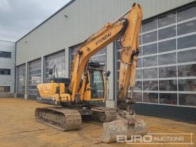 2015 Hyundai R140LC-9A 10 Ton+ Excavators For Auction: Leeds – 23rd, 24th, 25th, 26th October @ 08:00am full